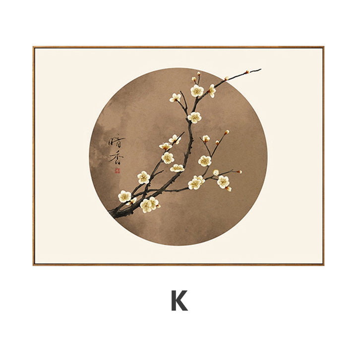 Elegant Framed Floral Blossom Art Print