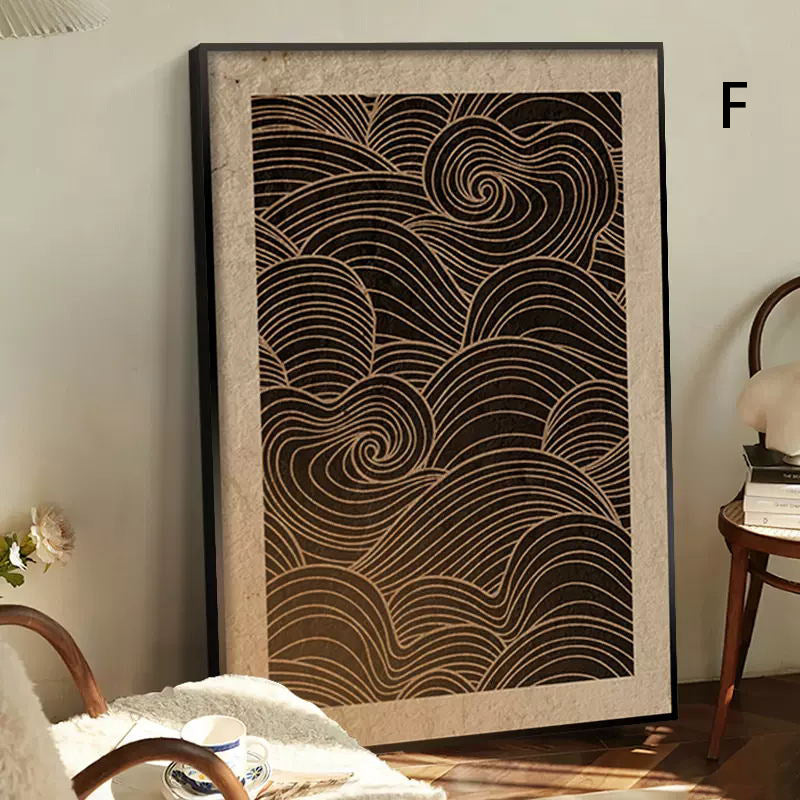 Floral Textured Framed Wall Art
