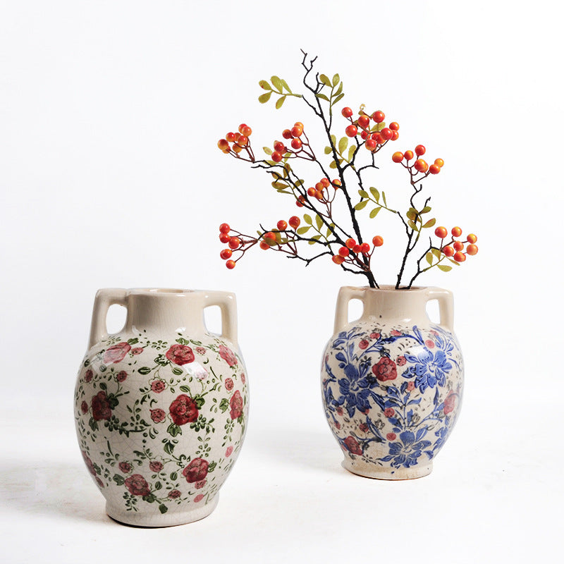 Floral Ceramic Flower Pot