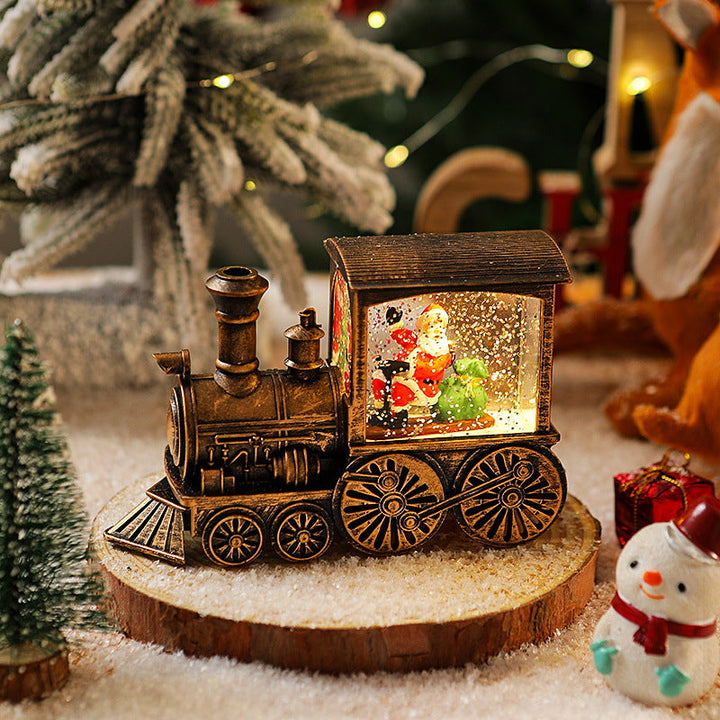 Decorative Snowball Locomotive