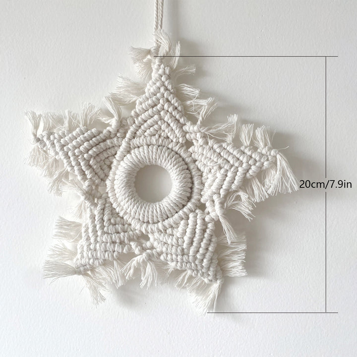 Handcrafted Macrame Star Wall Hanging