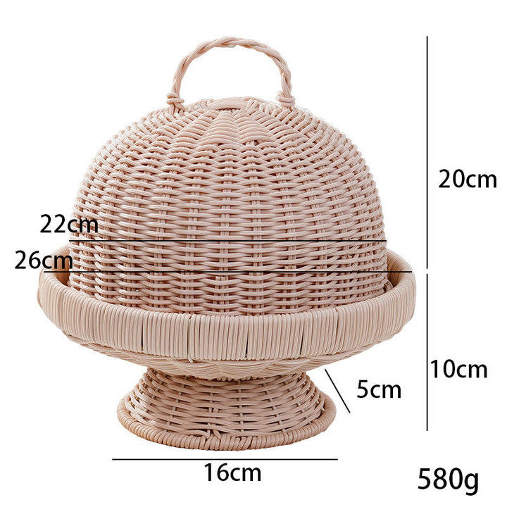Woven Decorative Cloche Food Cover
