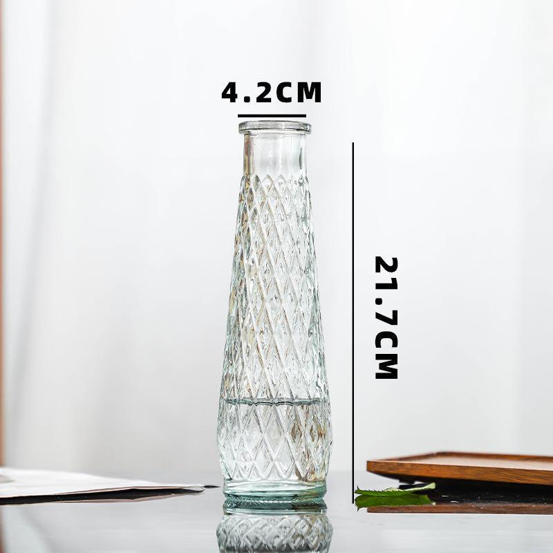 Premium Textured Glass Beverage Container