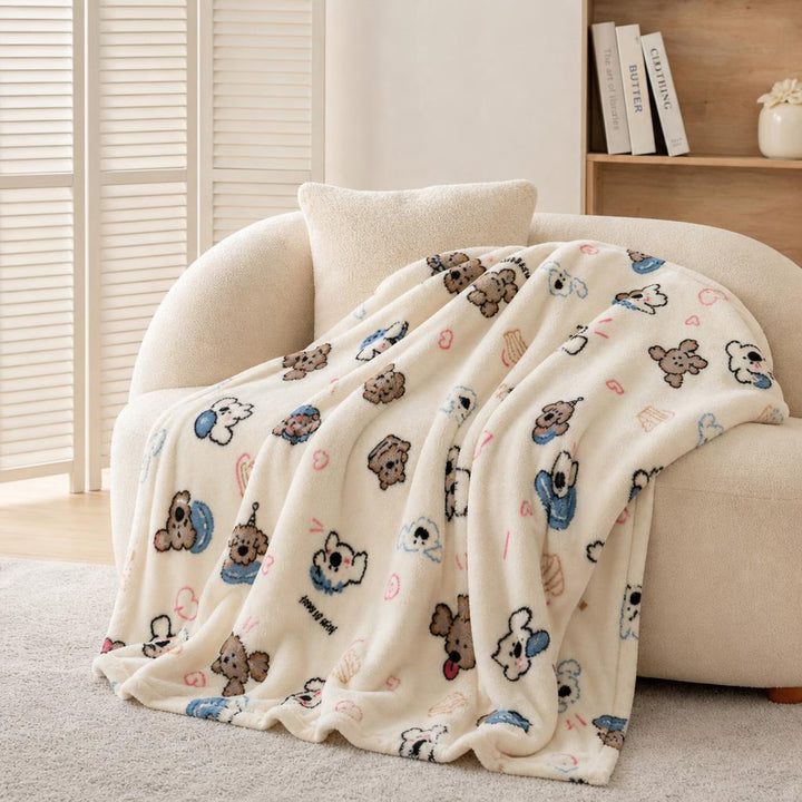 Playful Pet Print Blanket