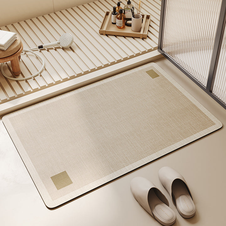 Geometric Patterned Bath Mat