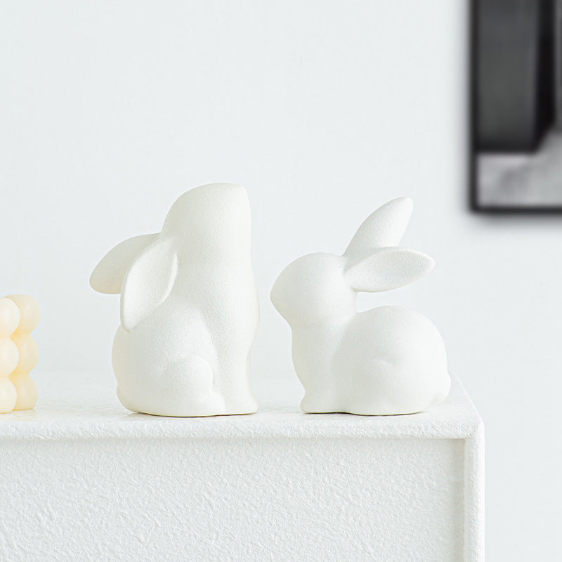 Artistic ceramic hare