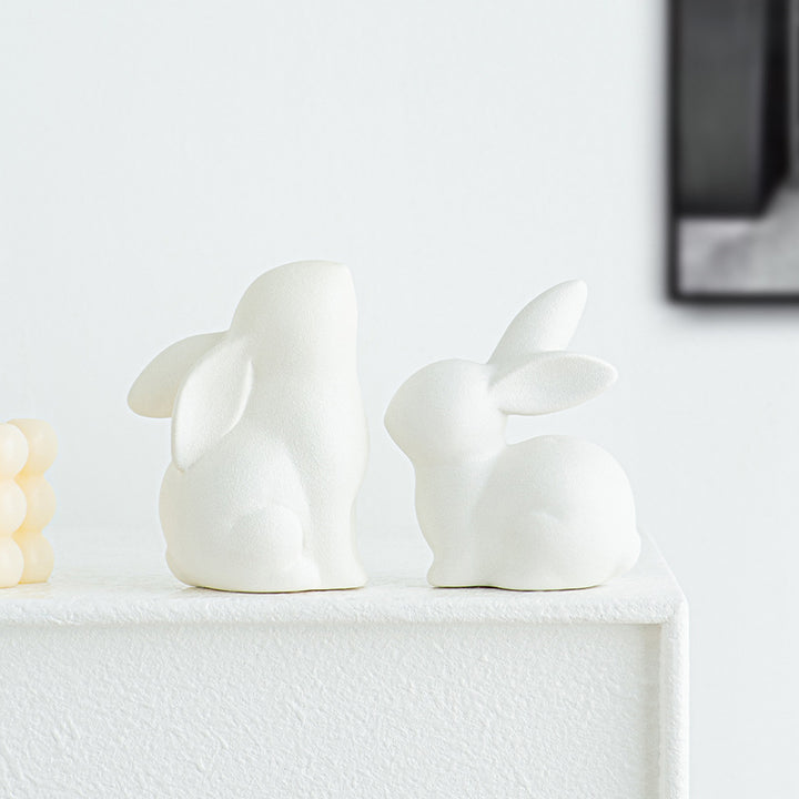 Artistic ceramic hare
