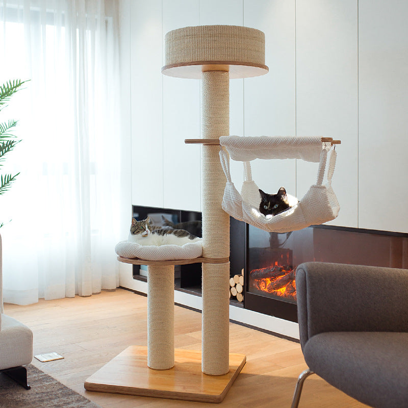 High-quality cat tree with multifunctional resting areas