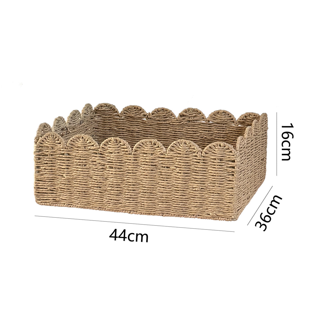 Decorative storage basket