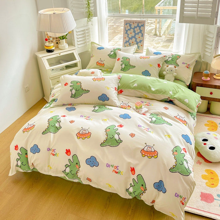 Playful Cartoon Bear Bedding Set
