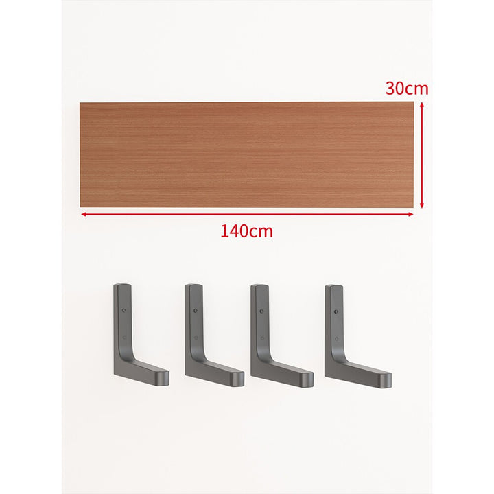 Long Narrow Floating Wall Shelf Kit with Concealed Heavy-Duty Brackets