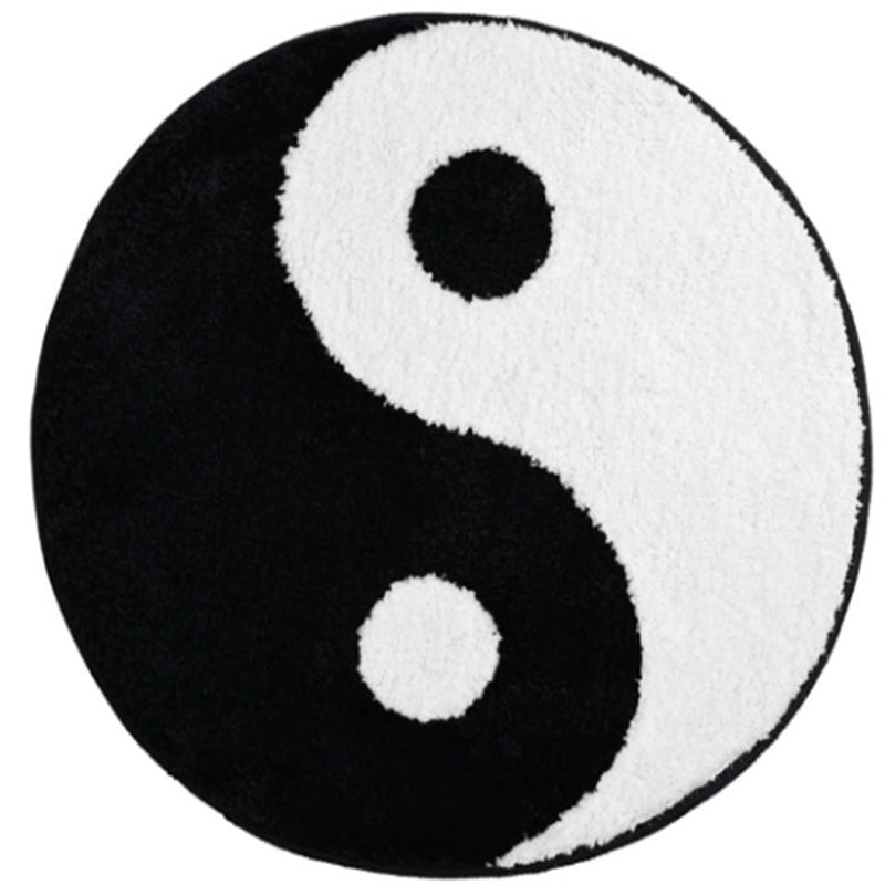 Gaming-Themed Round Plush Area Mat