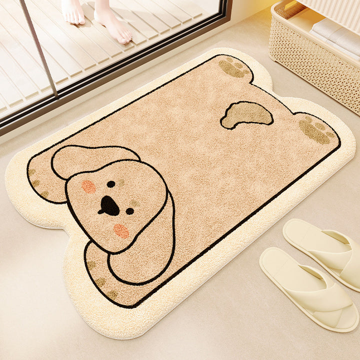 Fun Animal-Themed Bathroom Mat