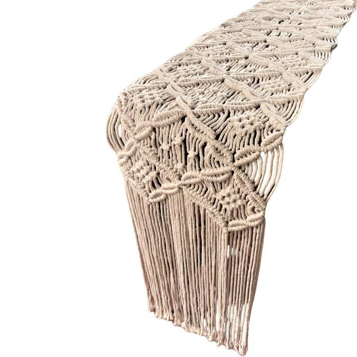 Decorative Macrame Fringe Runner