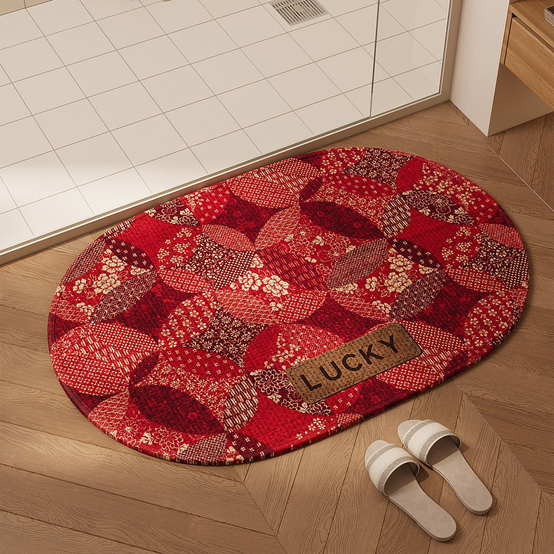 Decorative Lucky-Themed Area Rug