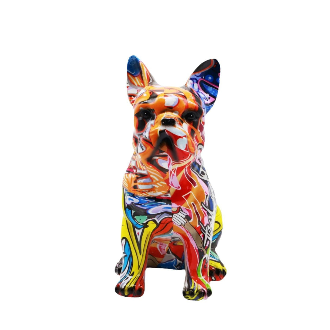 Artistically designed bulldog figure