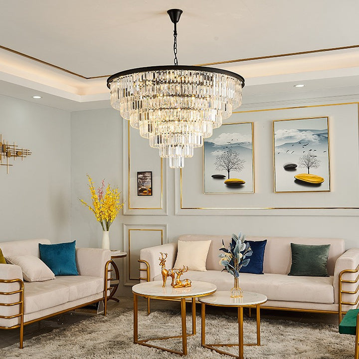 Crystal animal chandelier