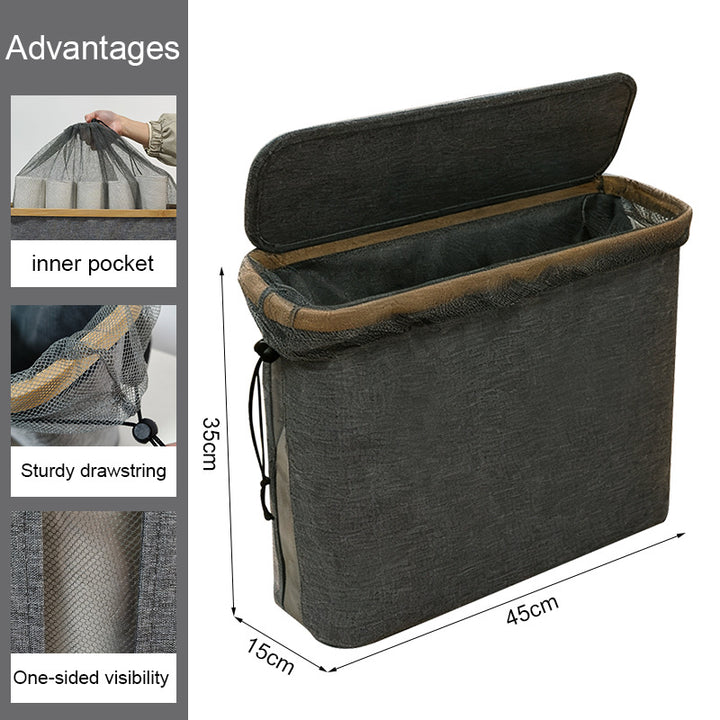 Versatile laundry separation box with removable lid and inner compartment