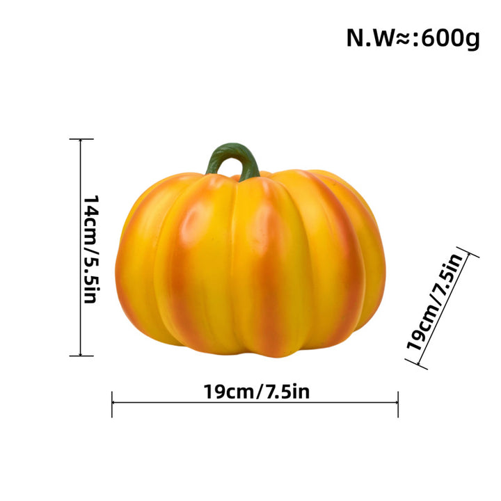Decorative pumpkin figure