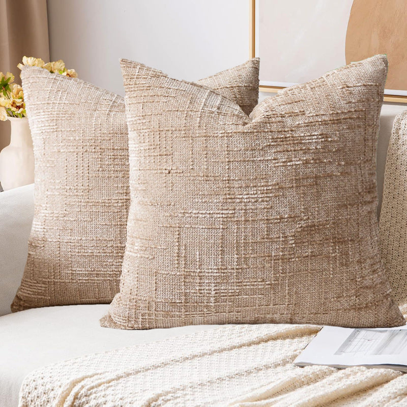 Luxurious Textured Decorative Throw Pillow