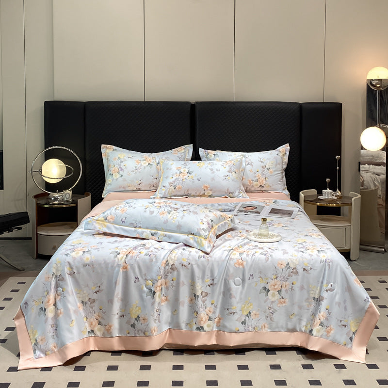 Decorative Elegant Floral Design Comforter Set Avarnia