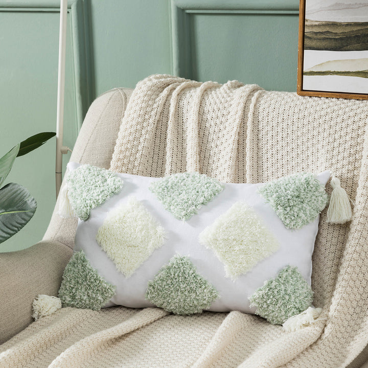 Textured Decorative Accent Throw Pillow