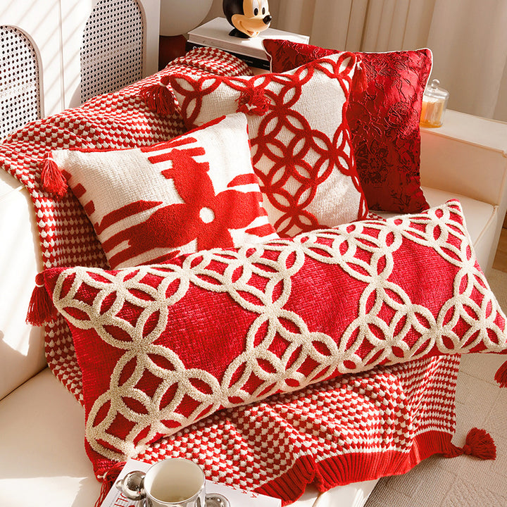 Artistic Patterned Decorative Throw Pillow