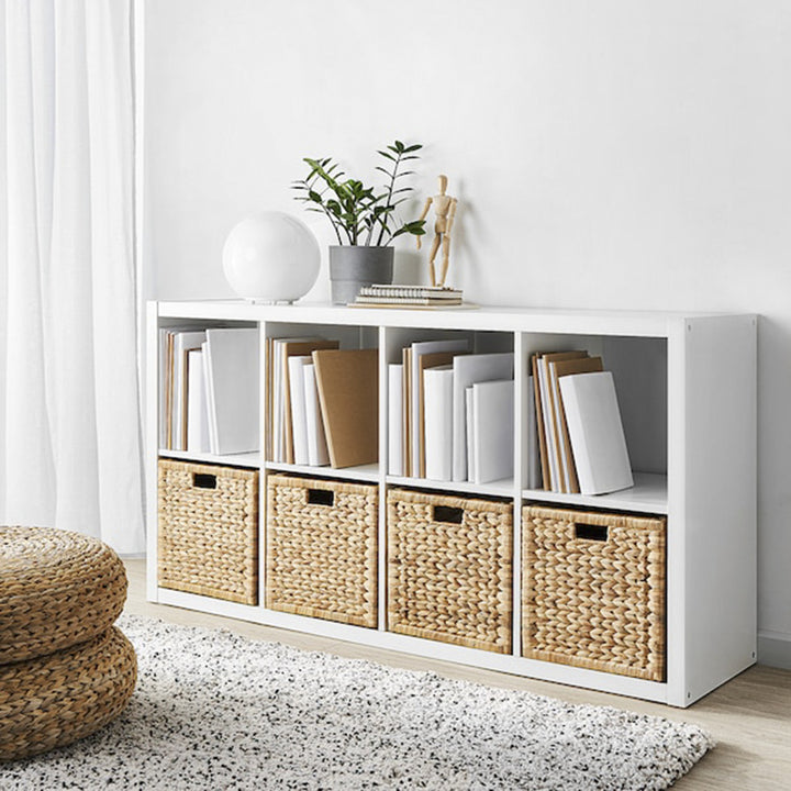 Rustic Decorative Basket Made of Natural Fibers