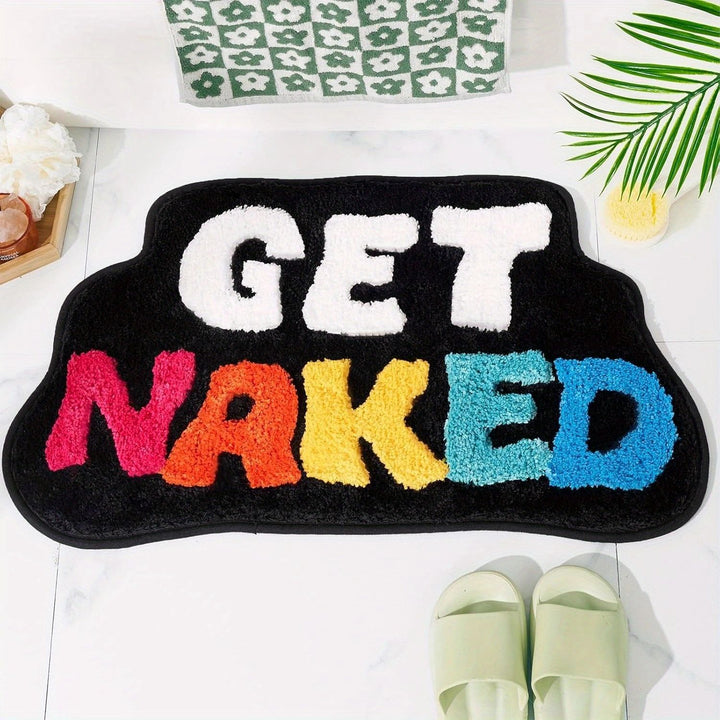 Playful Text Bath Mat