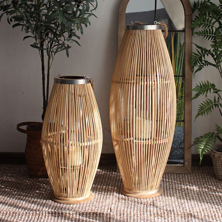 Elegant Rattan Lantern