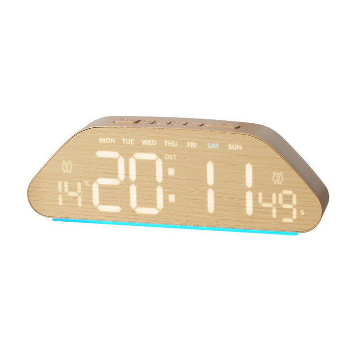 Digital alarm clock with intelligent hygrometer function