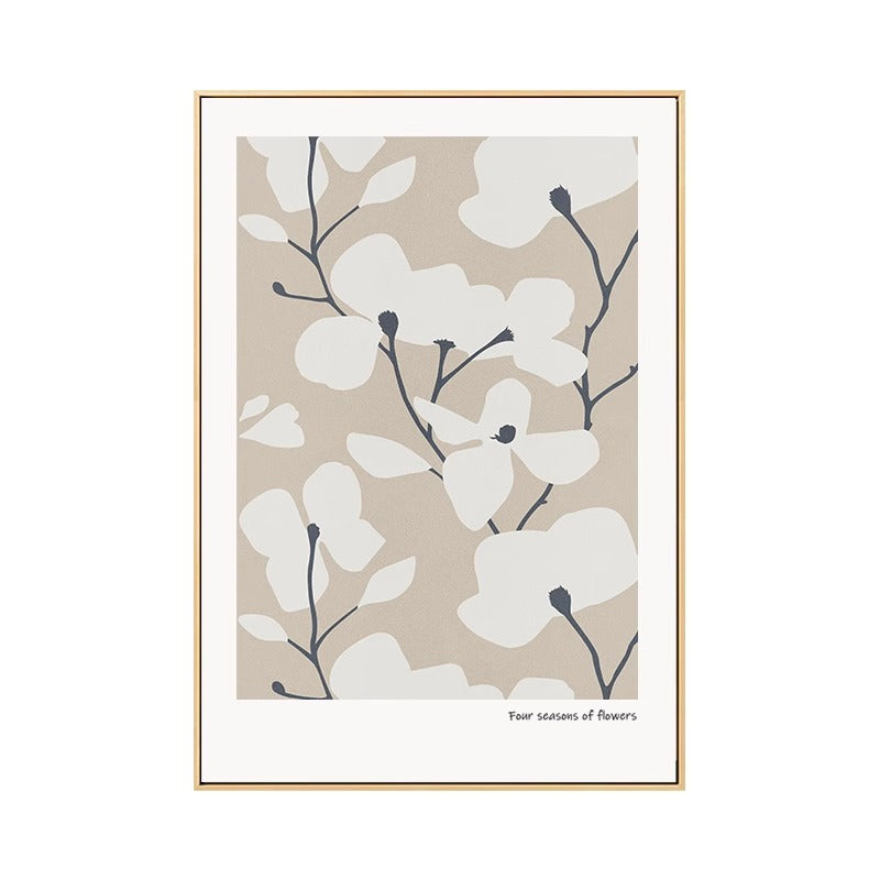 Floral Patterned Wall Art Print
