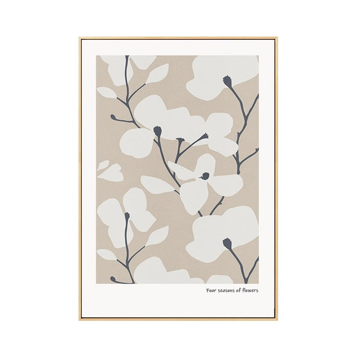 Floral Patterned Wall Art Print
