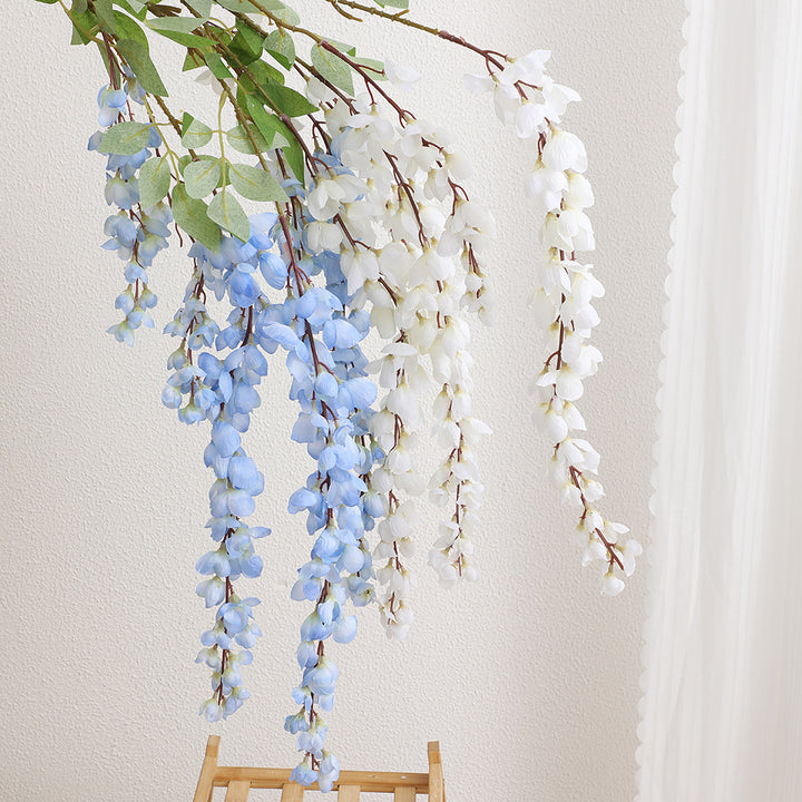 Artificial flower branch with elegant flowers