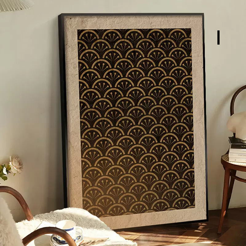 Floral Textured Framed Wall Art