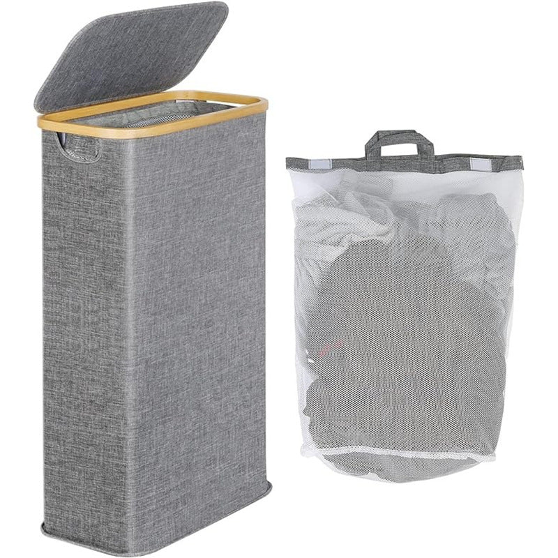High-quality laundry container with removable inner bag
