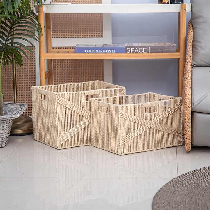 Decorative Woven Storage Cube