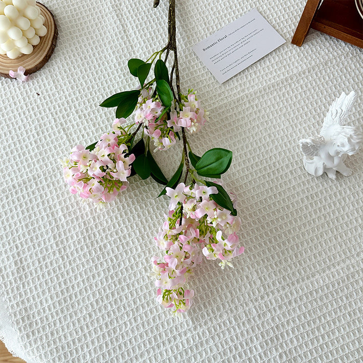 Decorative artificial flower branch