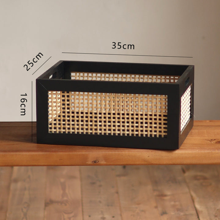 High-quality storage basket with braided design