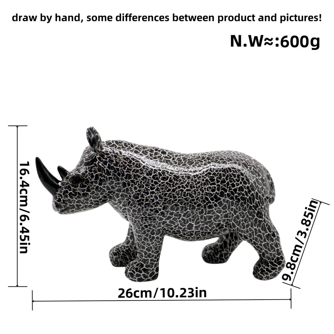 Artful Rhino Figure