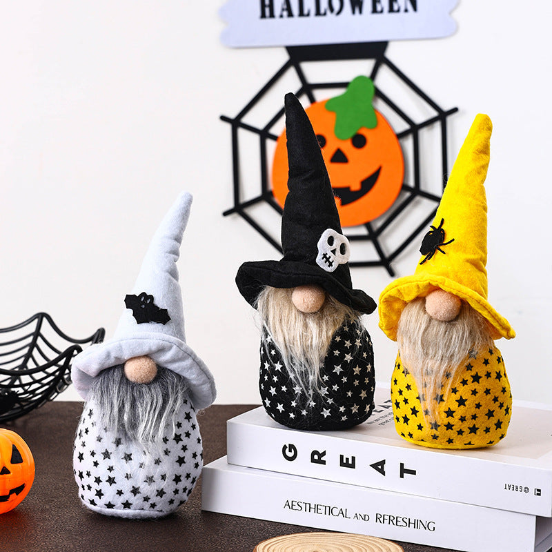 Decorative Halloween Gnome Figure