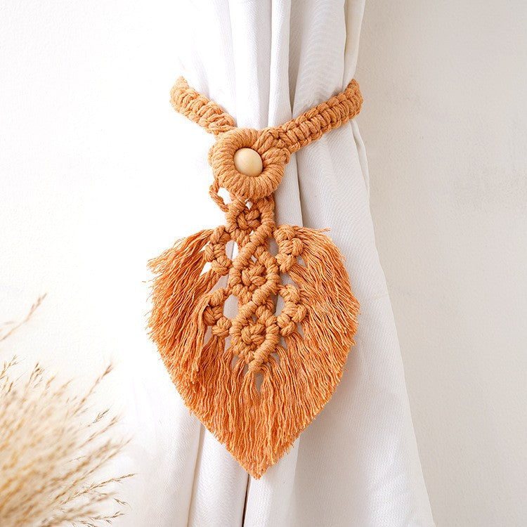 Macrame Curtain Tieback Holder