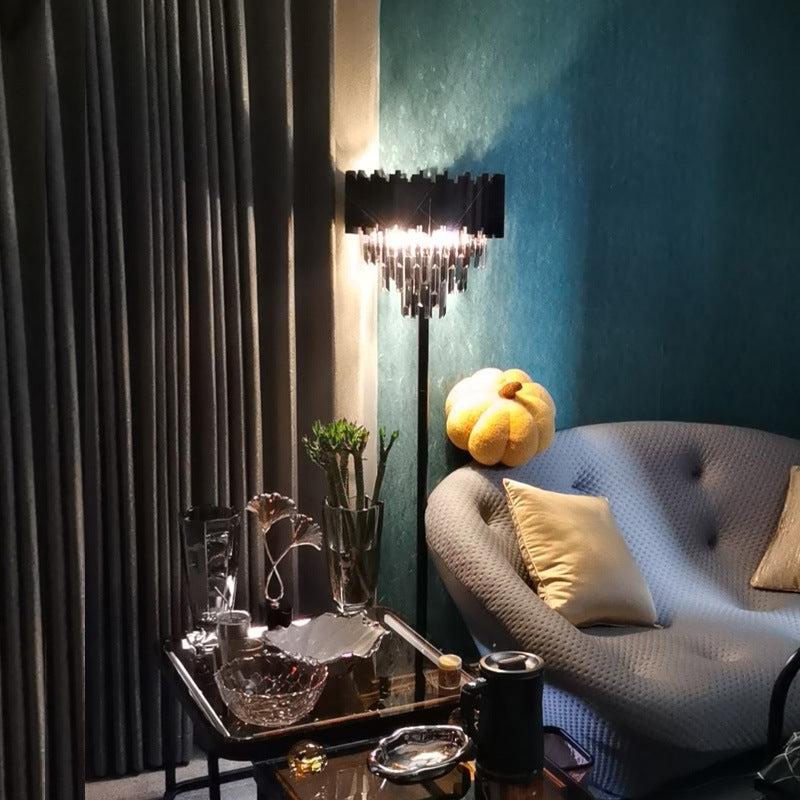 Modern Crystal Floor Lamp