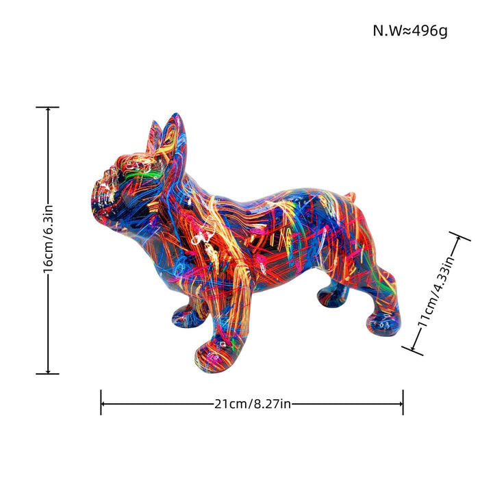 Artistic Bulldog Sculpture