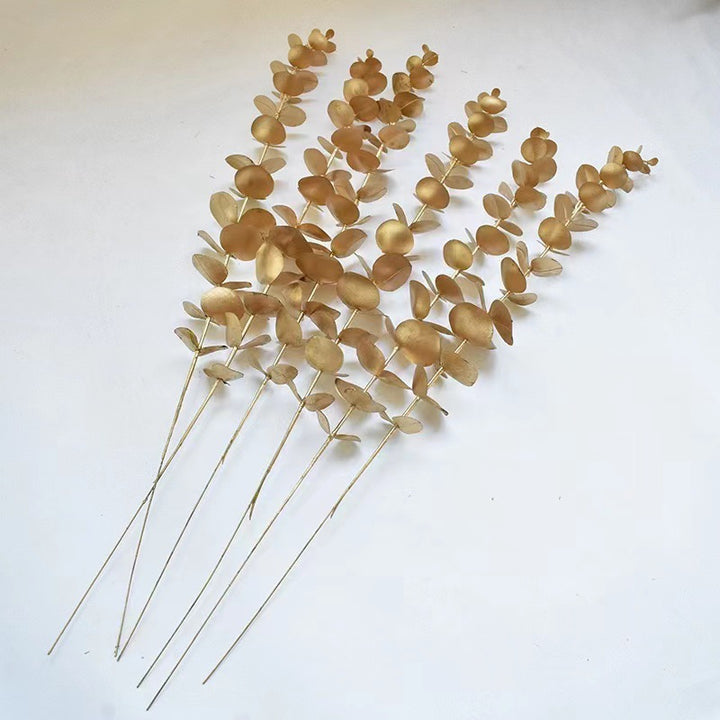 Elegant Metal Leaf Decoration