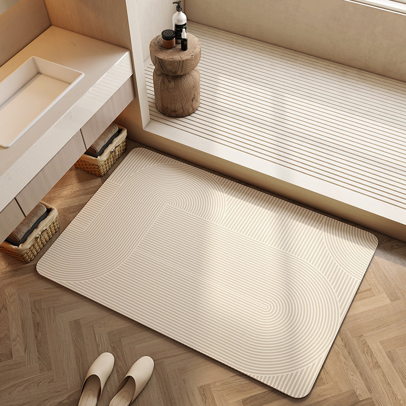 Geometric Patterned Bath Mat