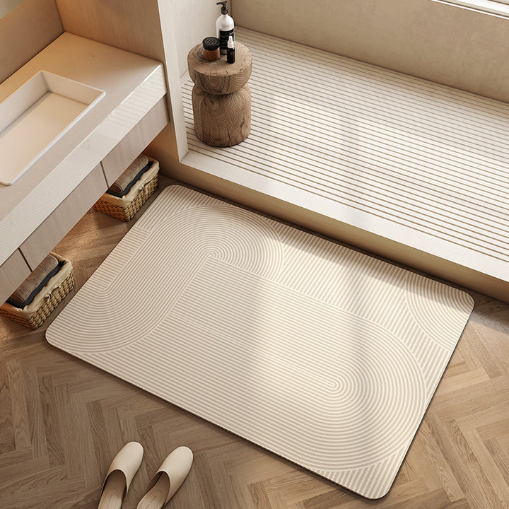 Geometric Patterned Bath Mat