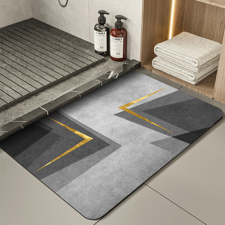 Modern Geometric Bath Mat