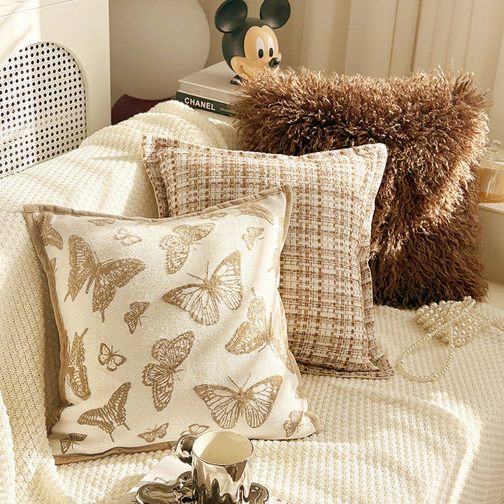Embroidered Decorative Throw Pillow