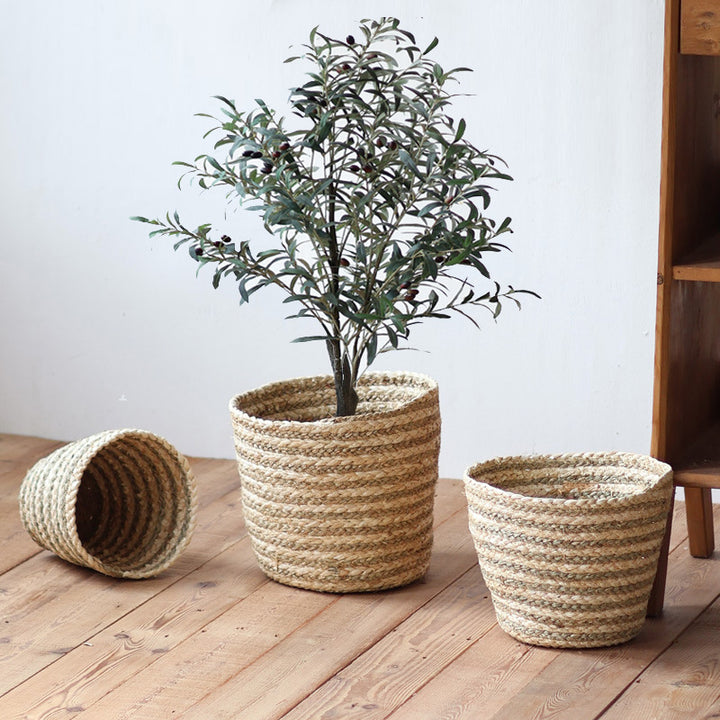 Handwoven storage basket